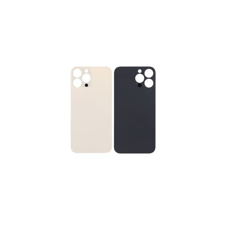 Tapa Trasera para iPhone 13 Pro Max (Orificio de Camara Grande) (Dorado)