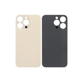 Tapa Trasera para iPhone 13 Pro (Orificio de Camara Grande) (Dorado)