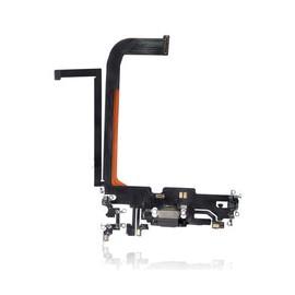 Centro De Carga Para iPhone 13 Pro Max (Calidad AM Plus) (Grafito)