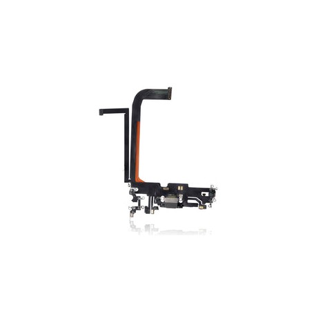 Centro De Carga Para iPhone 13 Pro Max (Calidad AM Plus) (Grafito)