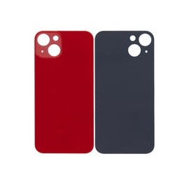 Tapa Trasera para iPhone 13 (Orificio de Camara Grande) (Rojo)
