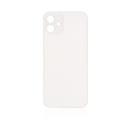 Tapa Trasera para iPhone 12 (Orificio de Camara Grande) (Blanco)