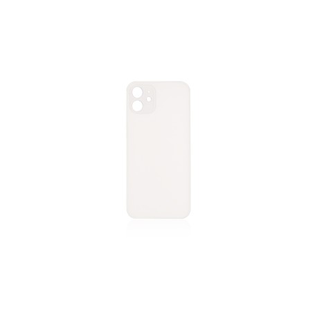 Tapa Trasera para iPhone 12 (Orificio de Camara Grande) (Blanco)