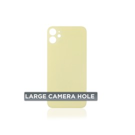 Tapa Trasera para iPhone 11 (Orificio de Camara Grande) (Amarillo)