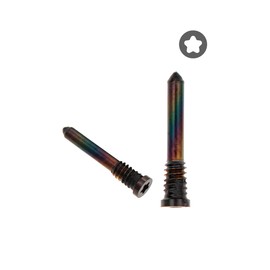 Tornillo Inferior Para iPhone X / 12 Pro Max (Negro) (Paquete de 100)