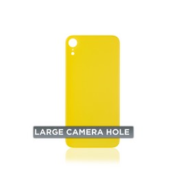 Tapa Trasera para iPhone XR (Orificio de Camara Grande) (Amarillo)