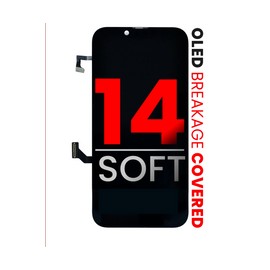 Pantalla OLED Para iPhone 14 (Calidad Aftermarket Pro: XO7 / Soft) Negro