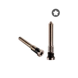 Tornillo Inferior Para iPhone XS / XS Max / 11 Pro / 11 Pro Max / 12 Pro / 12 Pro Max (Dorado) (Paquete de 100)
