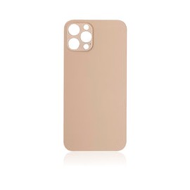 Tapa Trasera para iPhone 12 Pro (Orificio de Camara Grande) (Dorado)