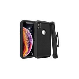 Funda 2 en 1 de Uso Rudo con Sujetador para iPhone X / XS
