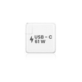 Cargador Para MacBook (Tipo C) (61W) (Solo Cubo) (OEM Pull)