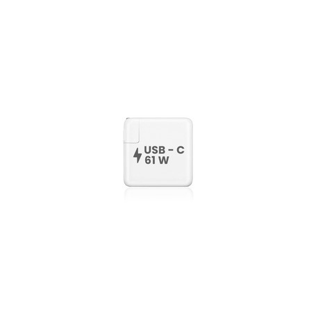 Cargador Para MacBook (Tipo C) (61W) (Solo Cubo) (OEM Pull)