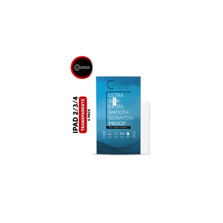 Mica Templada Casper Para iPad 2 / 3 / 4 (Paquete de 5)