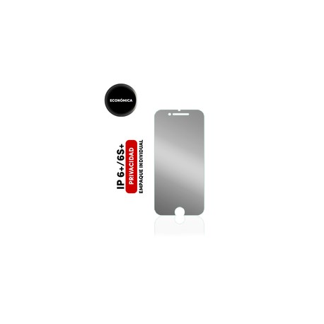 Mica Templada Económica Para iPhone 6 Plus / 6S Plus (Empaque Individual) (Privacidad)