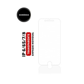 Mica Templada Económica Para iPhone 6 / 6S / 7 / 8 (Empaque Individual)