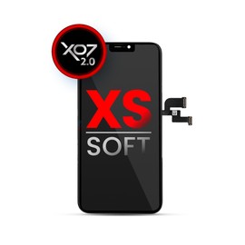 Pantalla OLED Para iPhone XS (Calidad Aftermarket Pro XO7 / Soft ) (Negro)