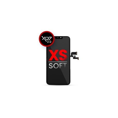 Pantalla OLED Para iPhone XS (Calidad Aftermarket Pro XO7 / Soft ) (Negro)