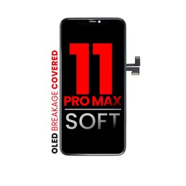 Pantalla OLED Para iPhone 11 Pro Max (Calidad Aftermarket XO7 / Soft) (Negro)