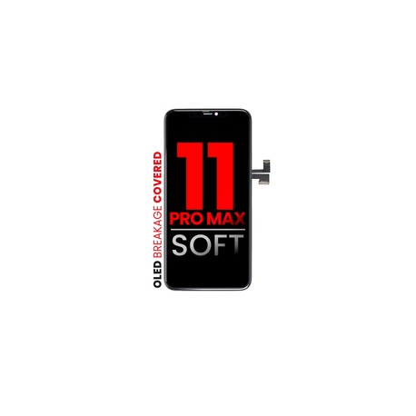 Pantalla OLED Para iPhone 11 Pro Max (Calidad Aftermarket XO7 / Soft) (Negro)