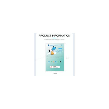 Mica Flexible Hydrogel Sunshine SS-057H HD Transparente (Paquete de 50 pz)
