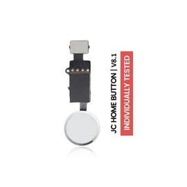 Flexible de Botón de Inicio Para iPhone 7 / 8 / 7 Plus / 8 Plus / SE (2020 / 2022) (Plateado) (JC / Version 8.1) (Funciona Como