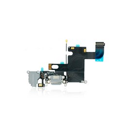 Centro De Carga Para iPhone 6 (Calidad Aftermarket) (Plateado)