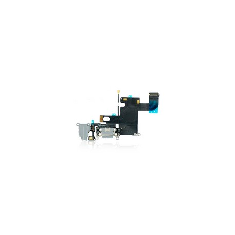 Centro De Carga Para iPhone 6 (Calidad Aftermarket) (Plateado)