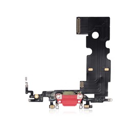 Centro De Carga Para iPhone SE (2020) (Calidad Aftermarket Plus) (Rojo)