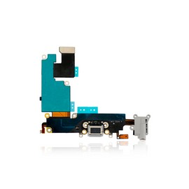 Centro De Carga Para iPhone 6 Plus (Calidad Aftermarket) (Plateado)