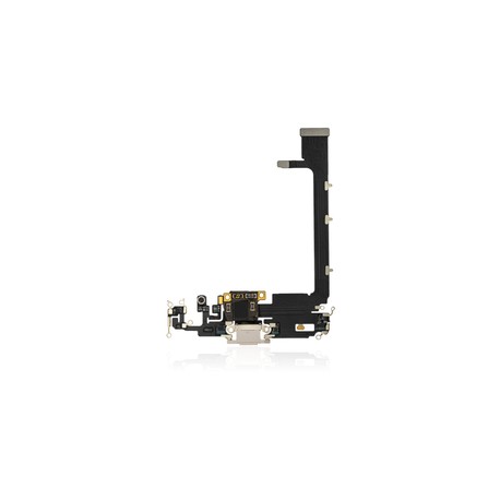 Centro De Carga Para iPhone 11 Pro Max (Calidad AM Plus) (Plateado)