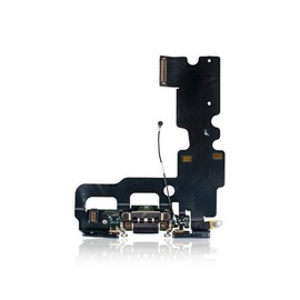 Centro De Carga Para iPhone 7 (Calidad Aftermarket) (Negro Jet / Mate)