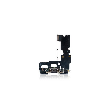 Centro De Carga Para iPhone 7 (Calidad Aftermarket) (Negro Jet / Mate)