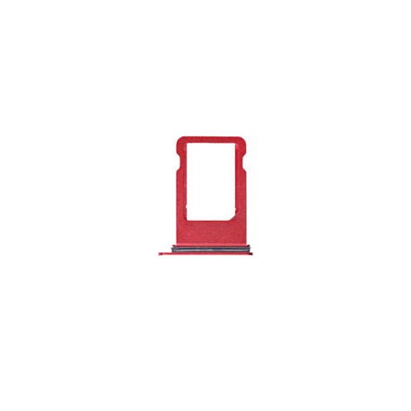 Bandeja SIM Para iPhone 8 / SE (2020) (Rojo)