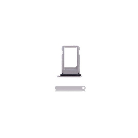 Bandeja SIM Para iPhone 8 Plus (Plateado)