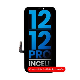 Pantalla LCD Para iPhone 12 / 12 Pro (Calidad Aftermarket: AQ7 / Incell) Negro