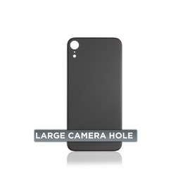 Tapa Trasera para iPhone XR (Orificio de Camara Grande) (Gris Espacial)