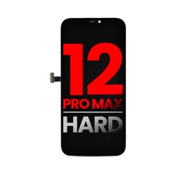 Pantalla OLED Para iPhone 12 Pro Max (Calidad Aftermarket Plus: Hard) Negro