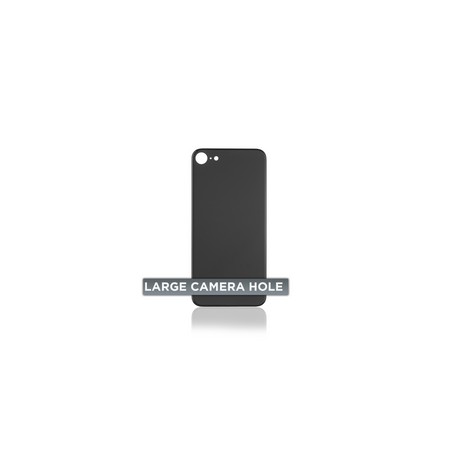 Tapa Trasera para iPhone 8 (Orificio de Camara Grande) (Gris Espacial)