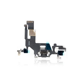 Centro De Carga Para iPhone 11 (Calidad AM Plus) (Negro)