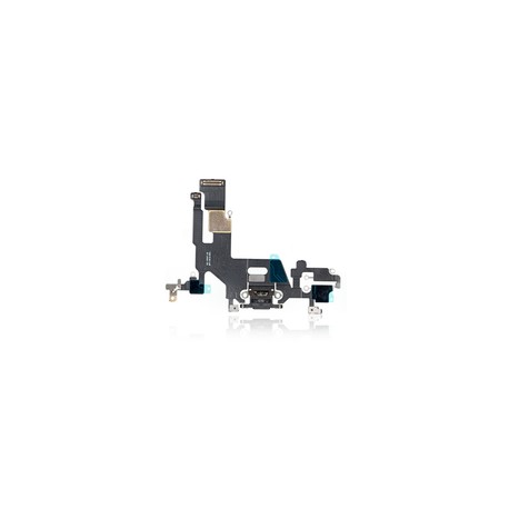 Centro De Carga Para iPhone 11 (Calidad AM Plus) (Negro)