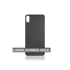 Tapa Trasera para iPhone XS Max (Orificio de Camara Grande) (Gris Espacial)