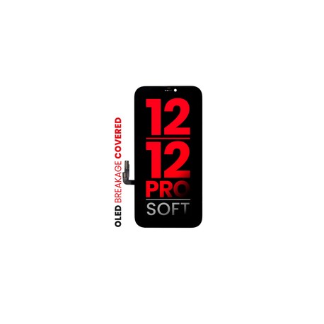 Pantalla OLED Para iPhone 12 / 12 Pro (Calidad Aftermarket: XO7 Soft) Negro