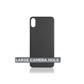 Tapa Trasera para iPhone X (Orificio de Camara Grande) (Gris Espacial)