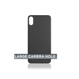 Tapa Trasera para iPhone XS (Orificio de Camara Grande) (Gris Espacial)
