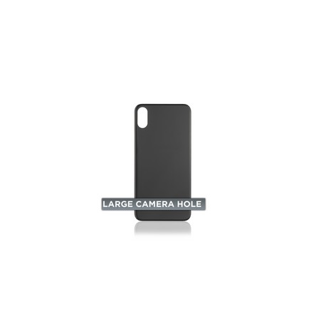Tapa Trasera para iPhone XS (Orificio de Camara Grande) (Gris Espacial)
