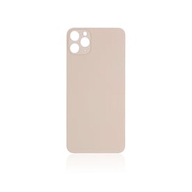 Tapa Trasera para iPhone 11 Pro Max (Orificio de Camara Grande) (Dorado)
