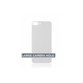 Tapa Trasera para iPhone 8 Plus (Orificio de Camara Grande) (Plateado)