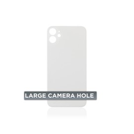 Tapa Trasera para iPhone 11 (Orificio de Camara Grande) (Blanco)