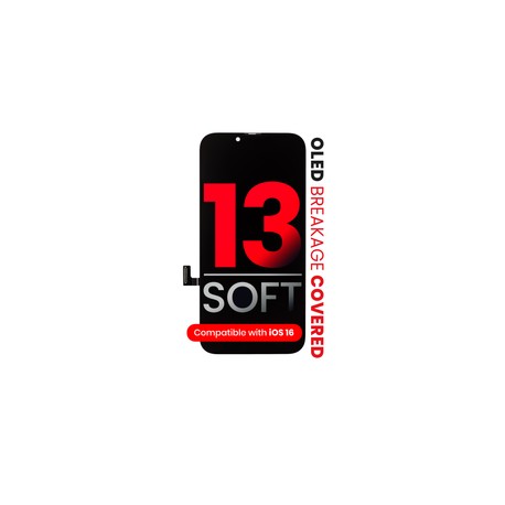 Pantalla OLED Para iPhone 13 (Calidad Aftermarket Pro: XO7 / Soft) Negro