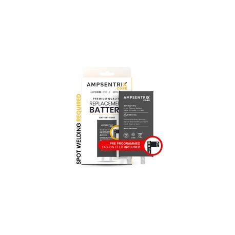Batería Para iPhone 12 / 12 Pro con Tag On (Requiere Soldadura) (AmpSentrix Core)